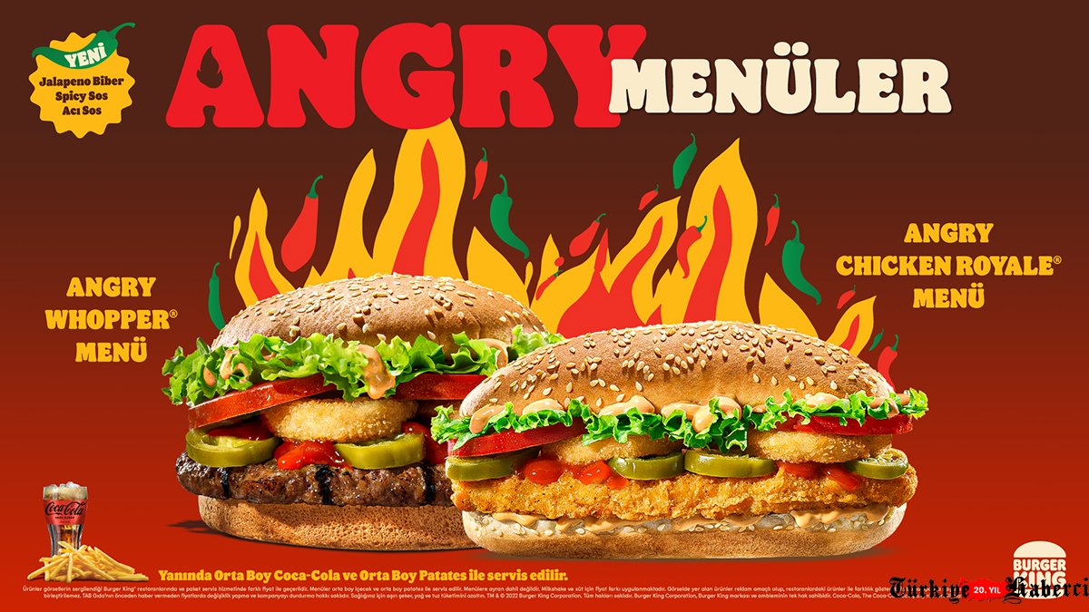 Burger King®’ten acı lezzet sevenler için yeni ürünler