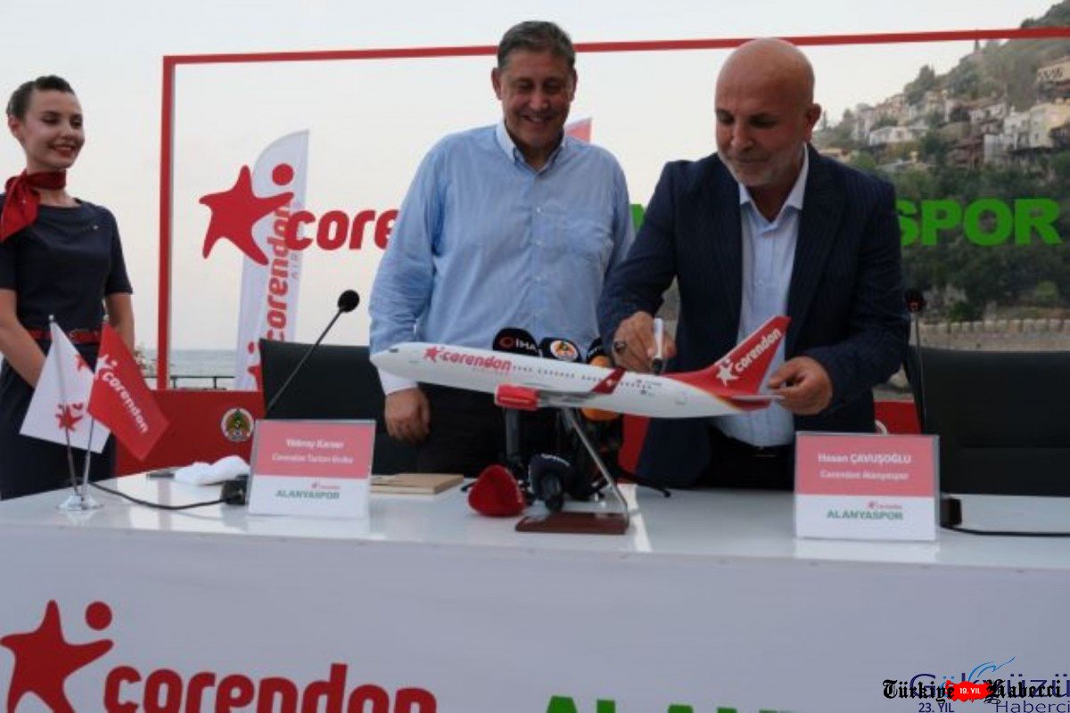 Corendon ile Alanyaspor arasında isim sponsorluğu anlaşması imzalandı 
