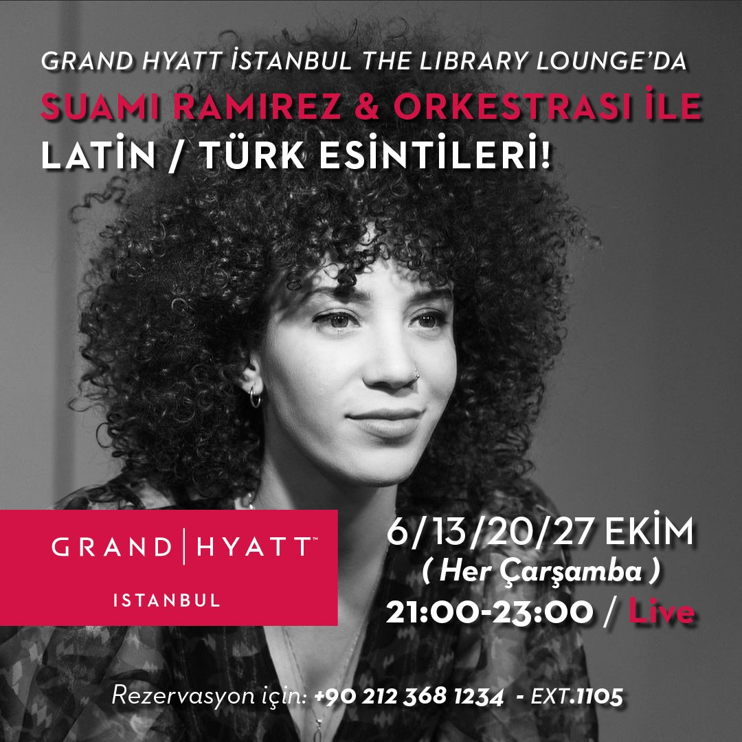 Grand Hyatt İstanbul The Library Lounge’da Latin Rüzgarı