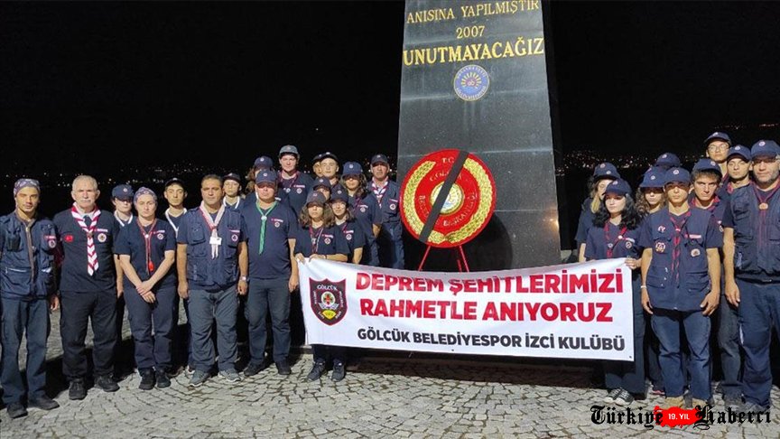  Marmara Depremi'nde hayatını kaybedenler törenlerle anıldı