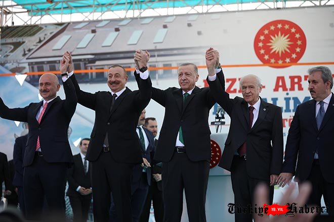 Rize-Artvin Havalimanı, Erdoğan ve Aliyev'in katılımıyla açıldı