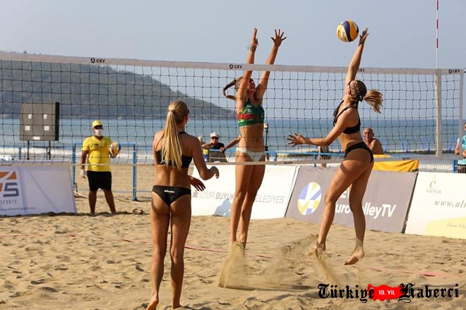 video#Selçuk'ta plaj voleybolu heyecanı