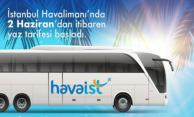 2 Haziran’dan itibaren yaz tarifesi uygulamamız başlıyor!