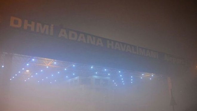 Adana Havalimanı’nda sis iptali!