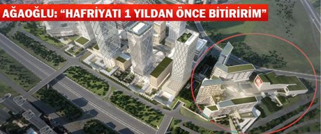 Ağaoğlu: Hafriyatı 1 yıldan önce bitirim