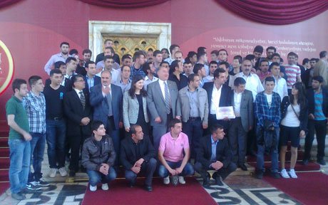 AK Parti Erzurum Gençlik Kolları Ankara’ya geldi.