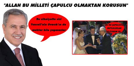 Arınç'tan Kılıçdaroğlu'na 'Çapulcu' göndermesi