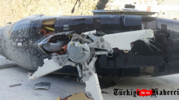 Artvin'de Helikopter Kazası