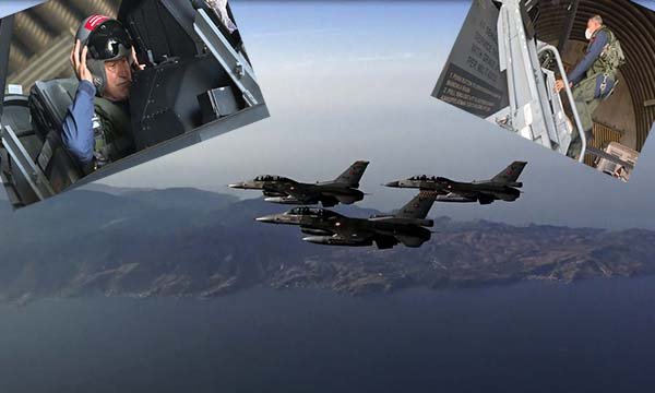 Bakan Akar, F-16 kokpitinde