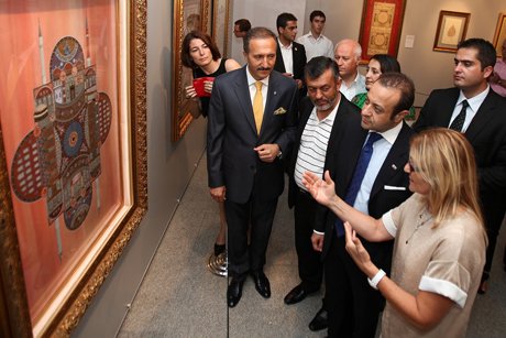 Bakan Bağış Meşk Sergisini Açtı