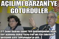 DTP, açılımı Barzani'yle tartışacak.