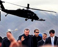 Hakkâri'de PKK ve DTP'ye yüklendi