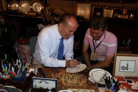 Başkan Topbaş’a sanatkârlardan tam not