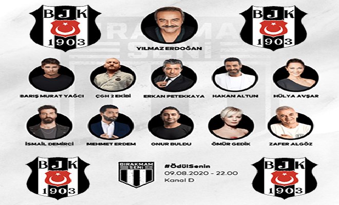 Beşiktaş’a Destek Gecesi saat 22:00’de Kanal D’de!