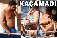 Beyazıt paparazziler kaçamadı