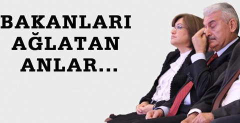 Binali Yıldırım gözyaşlarını tutamadı 