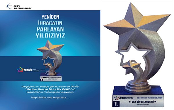 Biyoteknoloji şirketine ‘ihracatın yıldızı’ ödülü