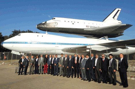 BTSO heyeti,Boeing ve Airbus’ı yerinde inceledi. 