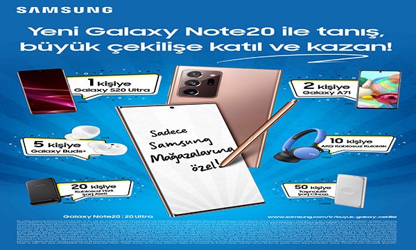 Büyük Galaxy Çekilişi Samsung Mağazaları'nda!
