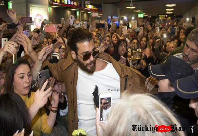 Can Yaman'ı İstanbul'da kimse karşılamadı