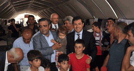 CHP heyetinden Yezidilere ziyaret