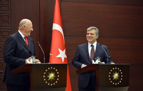 Cumhurbaşkanı Gül ve Norveç Kralı 5. Harald Ortak Basın Toplantısı Yaptı