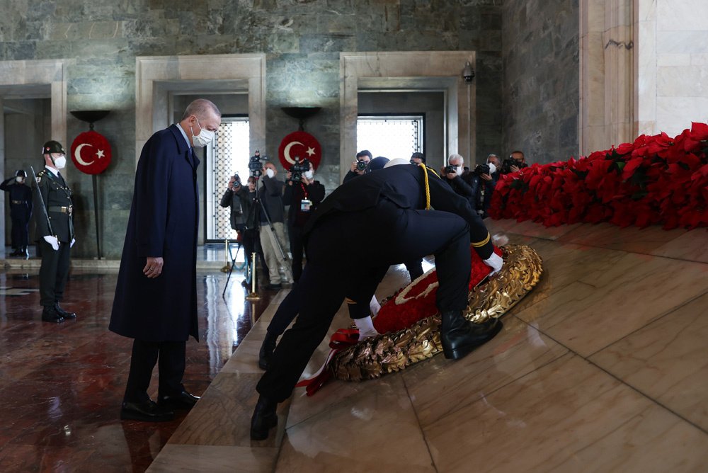 Cumhurbaşkanımız Erdoğan, Anıtkabir ziyareti