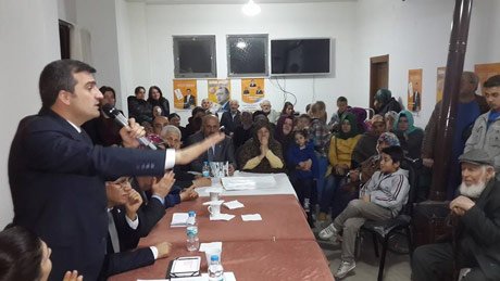 Cüneyt Yemenici,kahve toplantısına katıldı