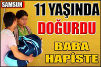 Doğum yaptı evlendiler