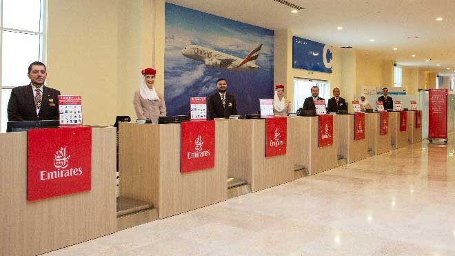 Emirates,Uzaktan Check-in Terminalini Açtı