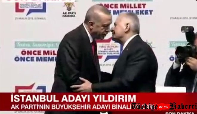 Erdoğan: İstanbul Adayımız Binali Yıldırım!