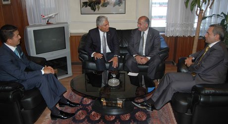 Genel Müdür Gürerk, Erkoç'u ziyaret etti.