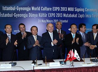 Gyeongju Dünya Kültür Fuarı 2013’te İstanbul’da