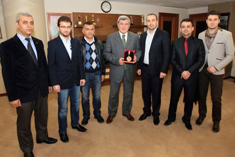 Harun Şahin,Karaosmanoğlu'nu ziyaret etti.