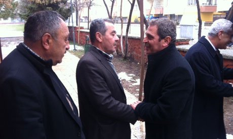 Hasan Coşkun, parti tabanıyla buluşuyor. 