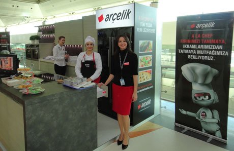  Havalimanınında Arçelik mutfağı