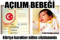 Kürtçe İsim'e Onay. Açılım Meyvalarını Veriyor!  
