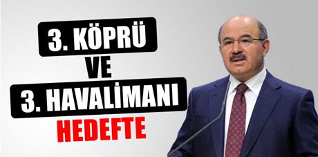 Hüseyin Çelik: 3. köprü ve 3. havalimanı hedefte