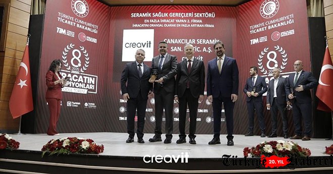   İhracatın Şampiyonları’nda Creavit’e Çifte Ödül!