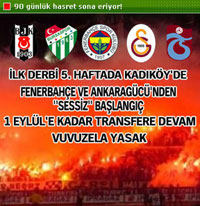 İlk Derbi 5. Haftada Fener İle Kart Arasında!