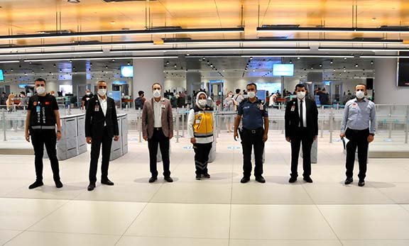 #İstanbul Havalimanı'nda koronavirüs denetimi