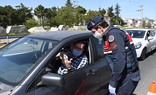 İzin belgesi olmadan Tekirdağ'a gelmek isteyenler geri çevrildi