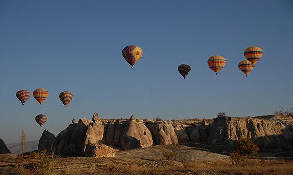 Kapadokya'da balon uçuşları ertelendi