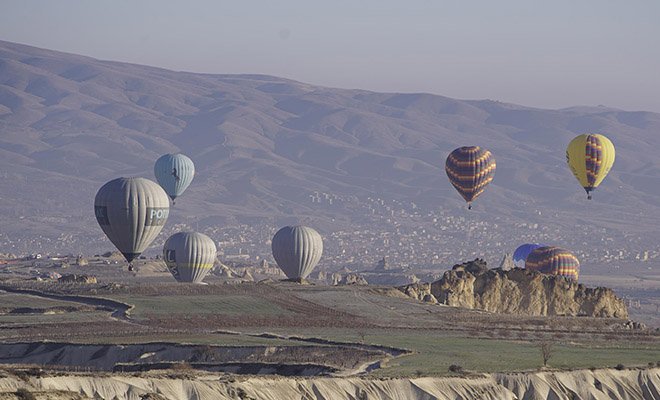Kapadokya'da sıcak hava balonu turları, 1 Ekim'e ertelendi