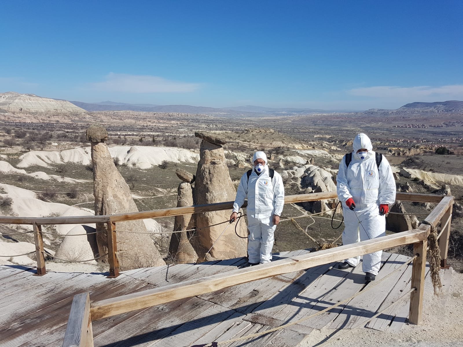 Kapadokya'da virüs temizliği