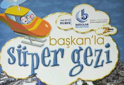 Kitap oku helikopterle Bağcılar'ı gez