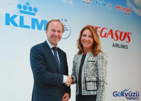 KLM ile Pegasus, Codeshare Anlaşması İmzaladı.