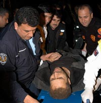 Eşi terk edince falezlerden atladı