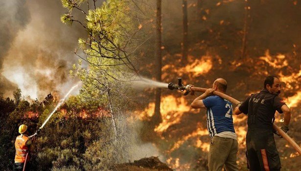 Manavgat'taki büyük yangın 8'inci gün