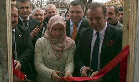 Mantar yetiştirme serasının açılışı yapıldı